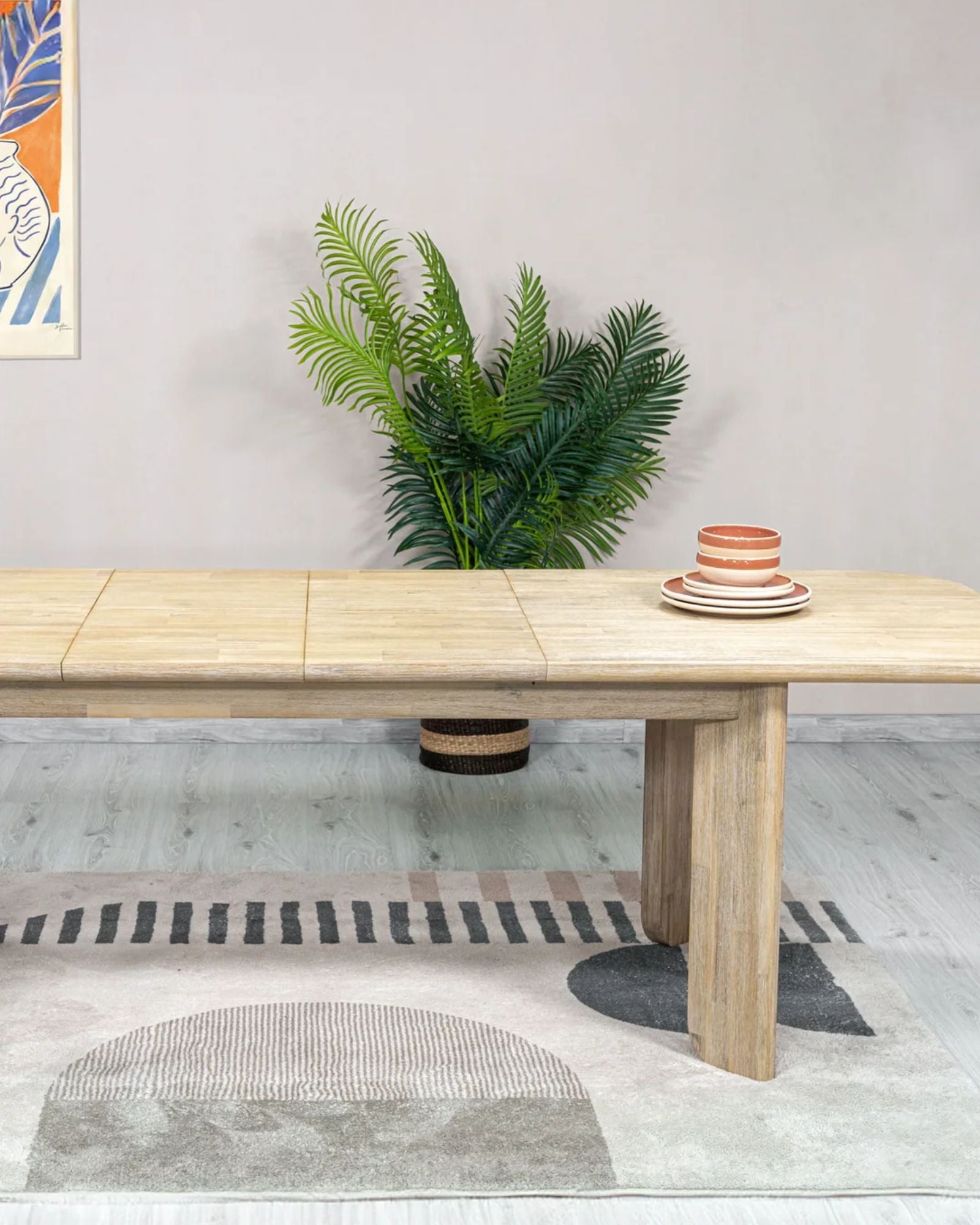 HARU EXTENSION DINING TABLE 70/102"