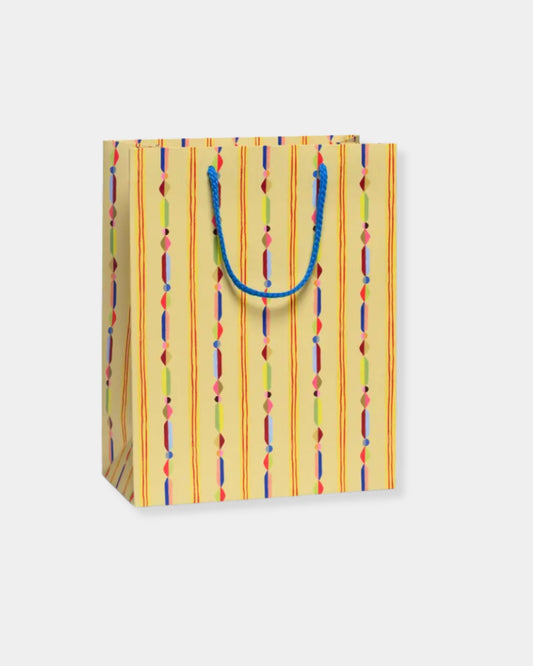 GEOMETRIC STRIPE LARGE GIFT BAG
