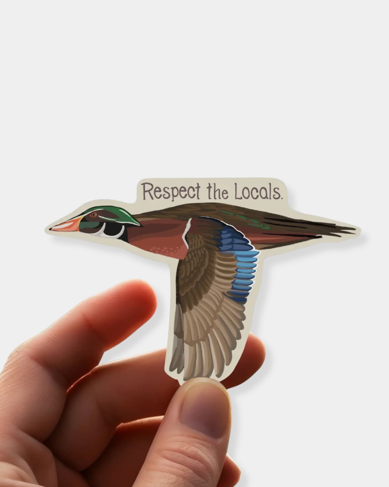 WOOD DUCK - STICKER