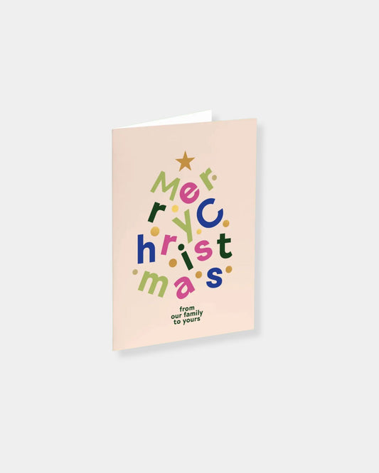 CHRISTMAS TREE - CARD