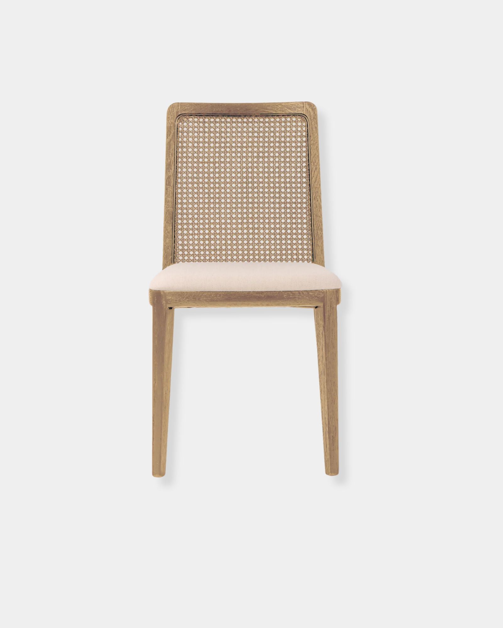 CANE CHAIR - OYSTER NATURAL