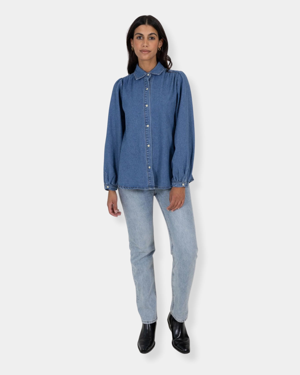 LOUISE SHIRT - LIGHT BLUE
