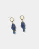 BLUE & GOLD SARDINE - EARRINGS