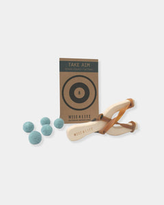 TAKE AIM - SLINGSHOT & FELT PELLETS