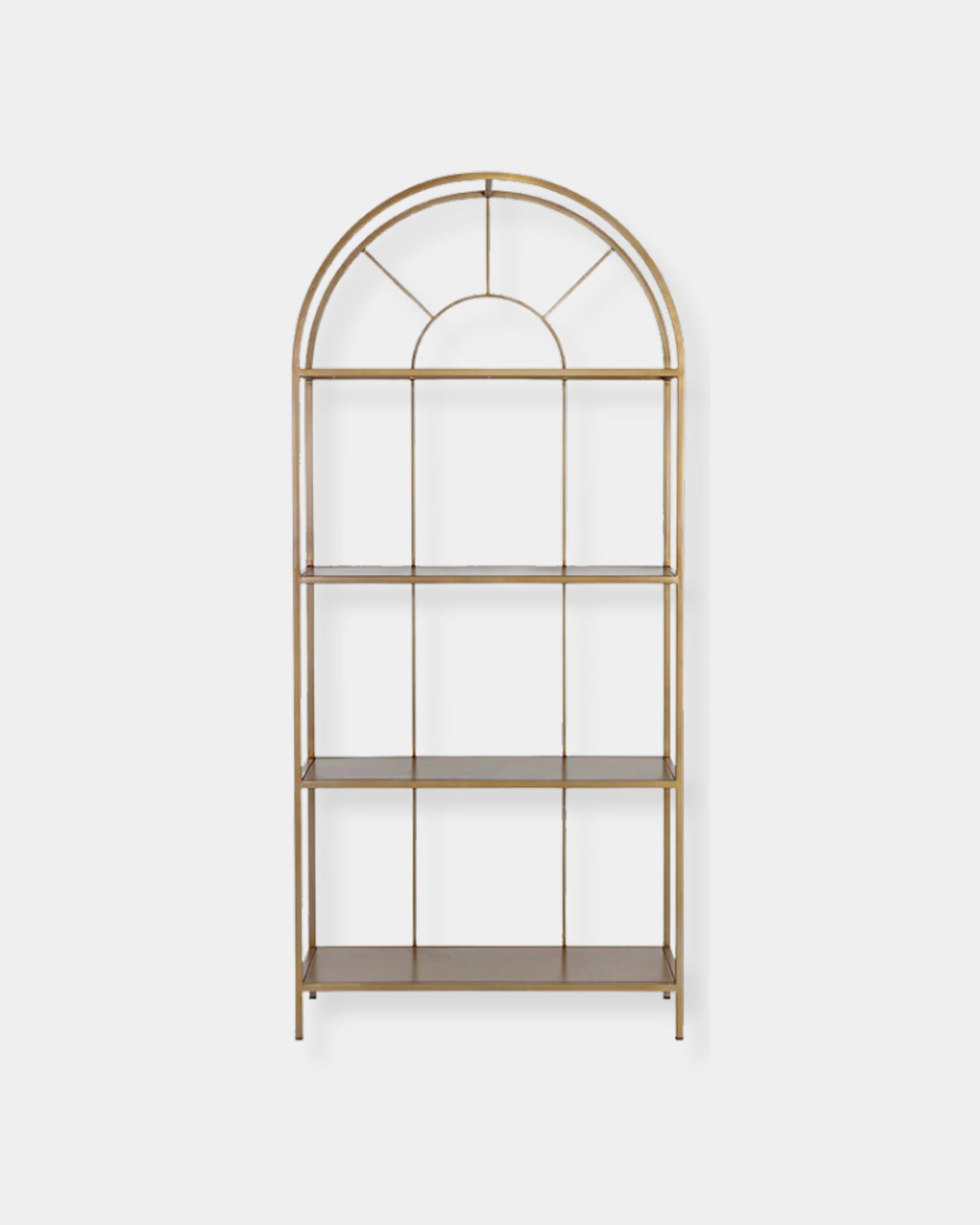 ALCOVE BOOKCASE - GOLD