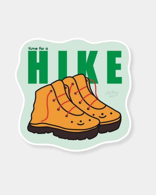 TIME FOR A HIKE - STICKER