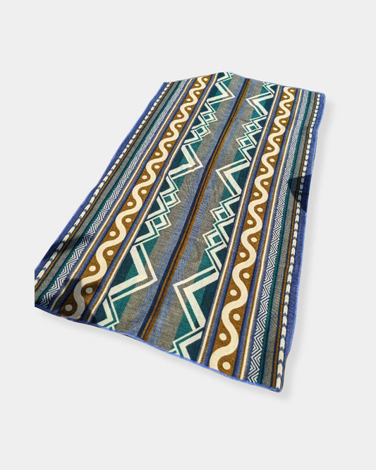 BLUE & YELLOW MOUNTAIN - BLANKET