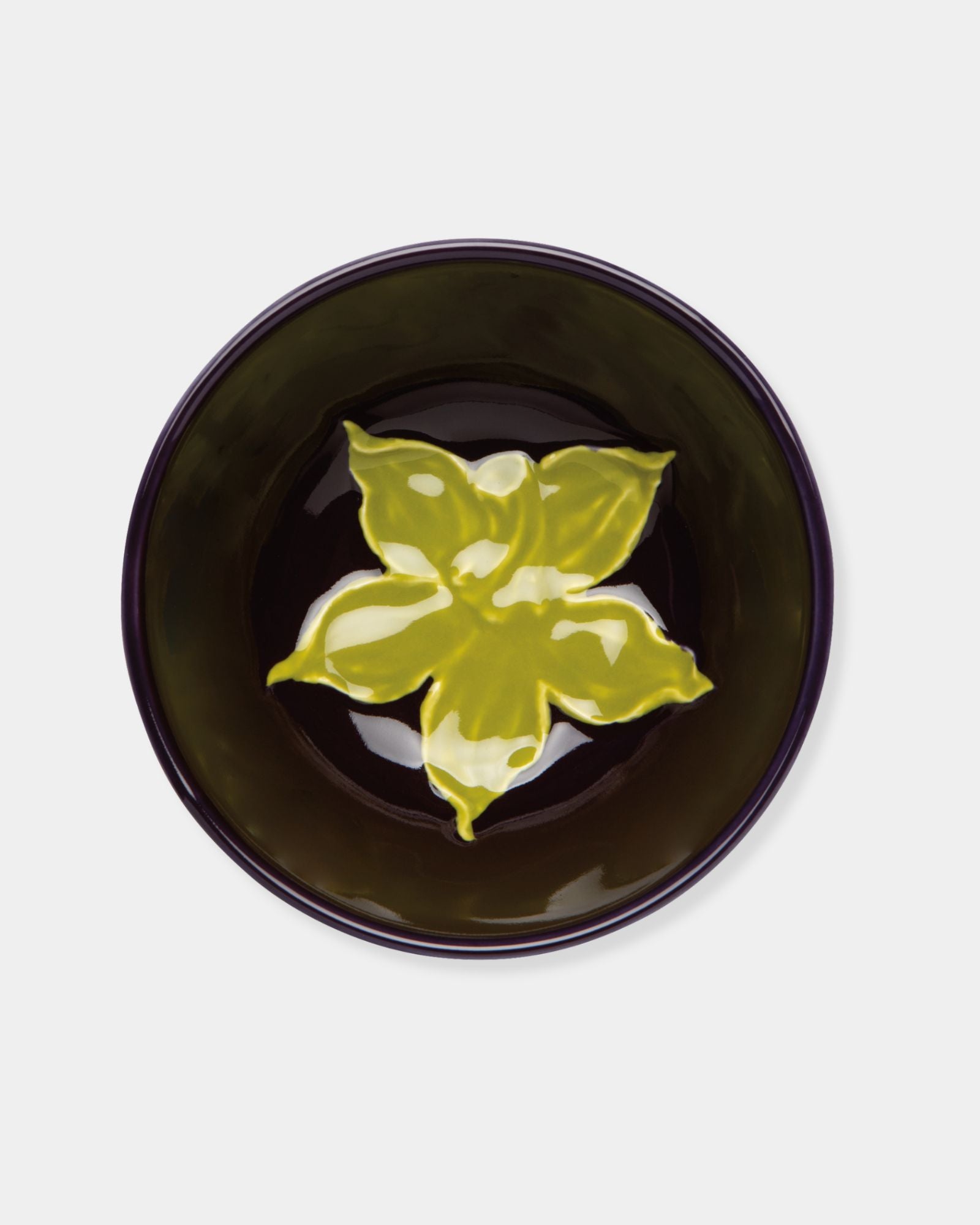 EGGPLANT SHAPED BOWL 4.75"