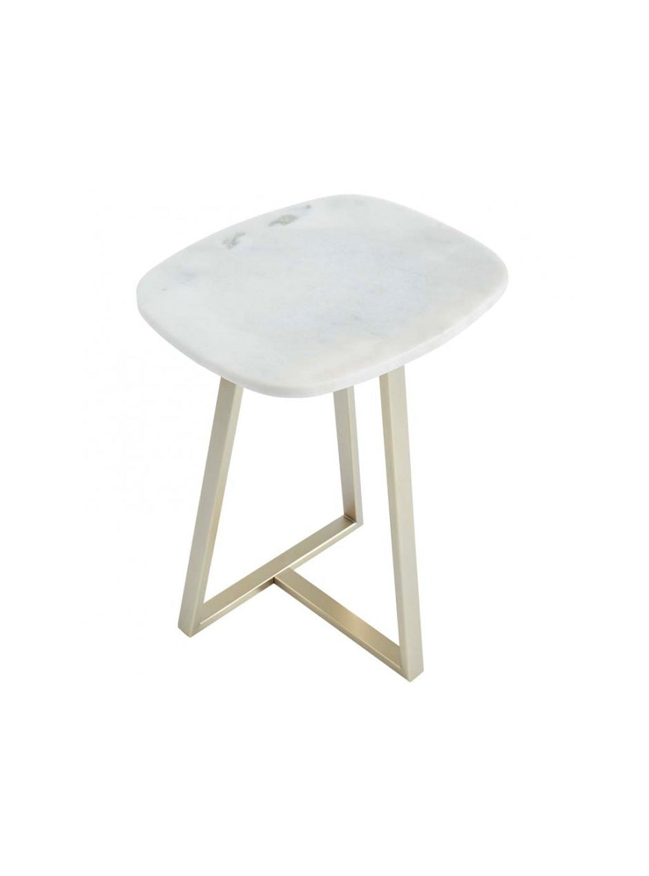 ELLIS ACCENT TABLE- WHITE