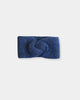 ALPACA TWISTED HEADBAND - DENIM