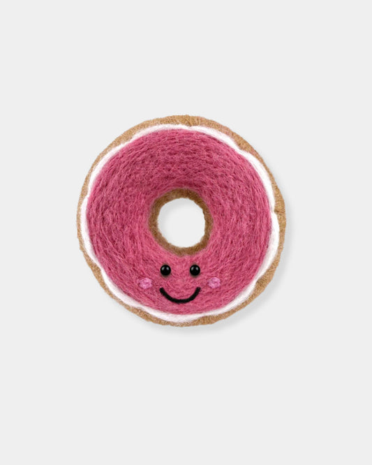 PINK GLAZED DONUT NEEDLE FELTING KIT