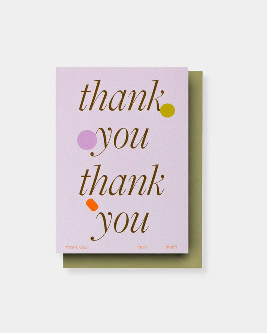 ELLIPSE THANK YOU - CARD