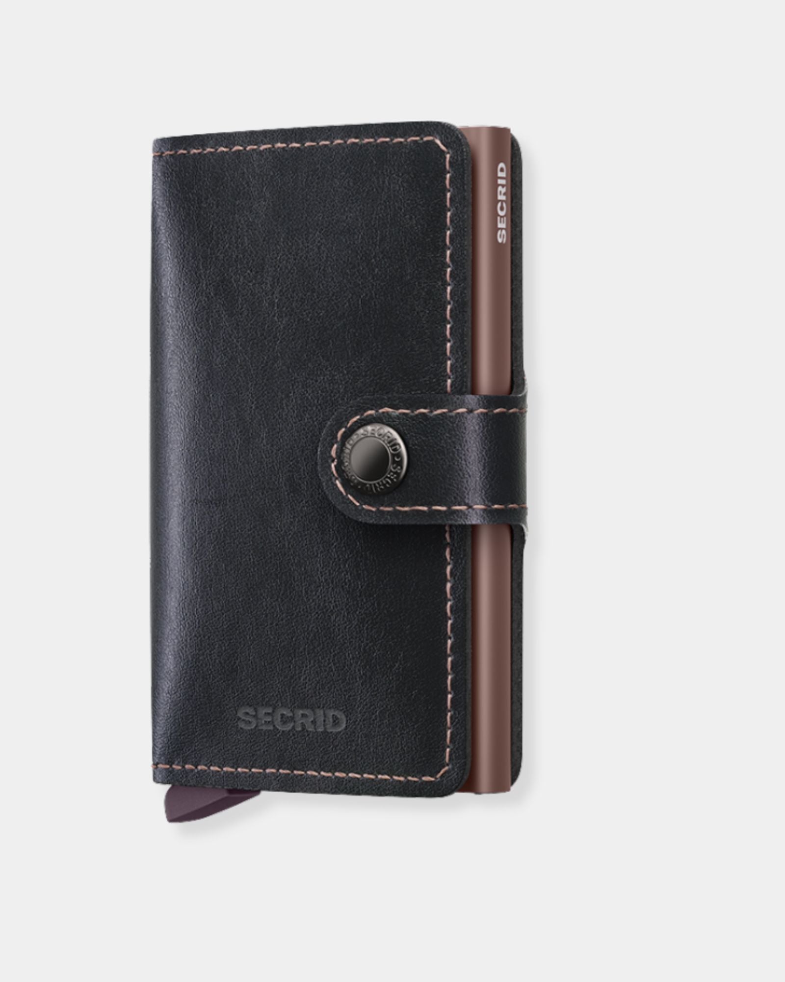 MINIWALLET MIRUM PLANT BASED - BLACK ROSE