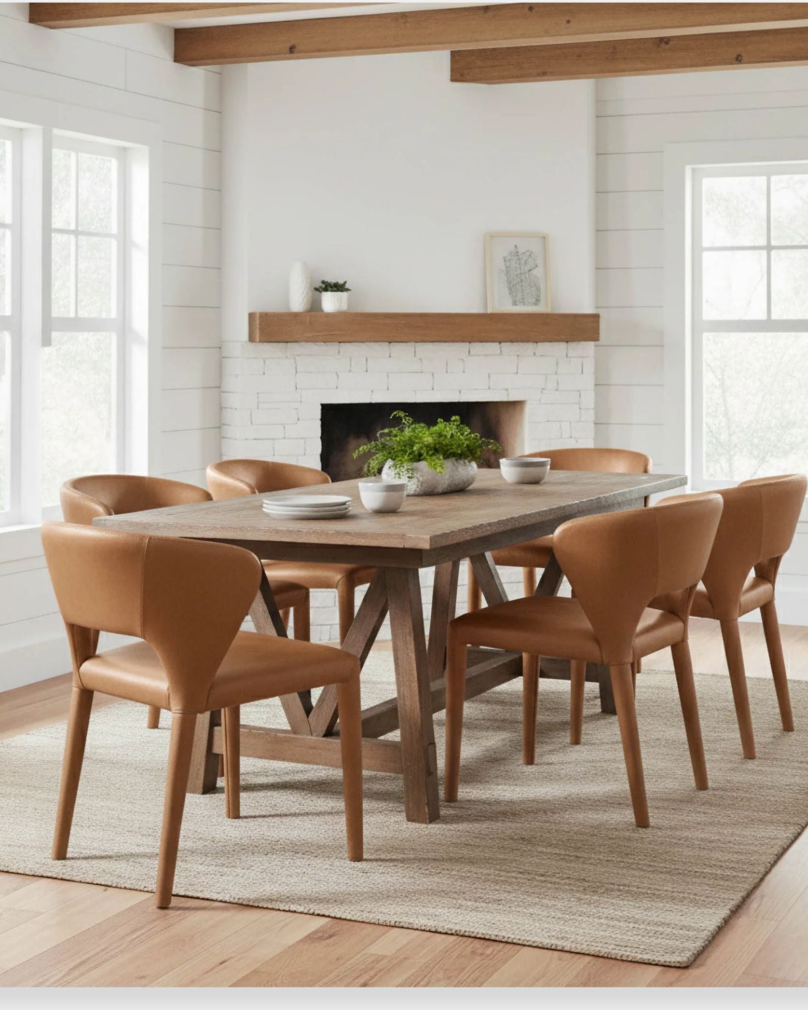 DAKOTA CHAIR TAN - SET OF 2
