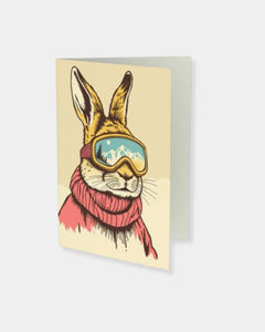 SKI BUNNY - CARD