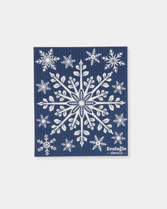 SNOWFLAKE ORNAMENT SWEDISH DISHCLOTH