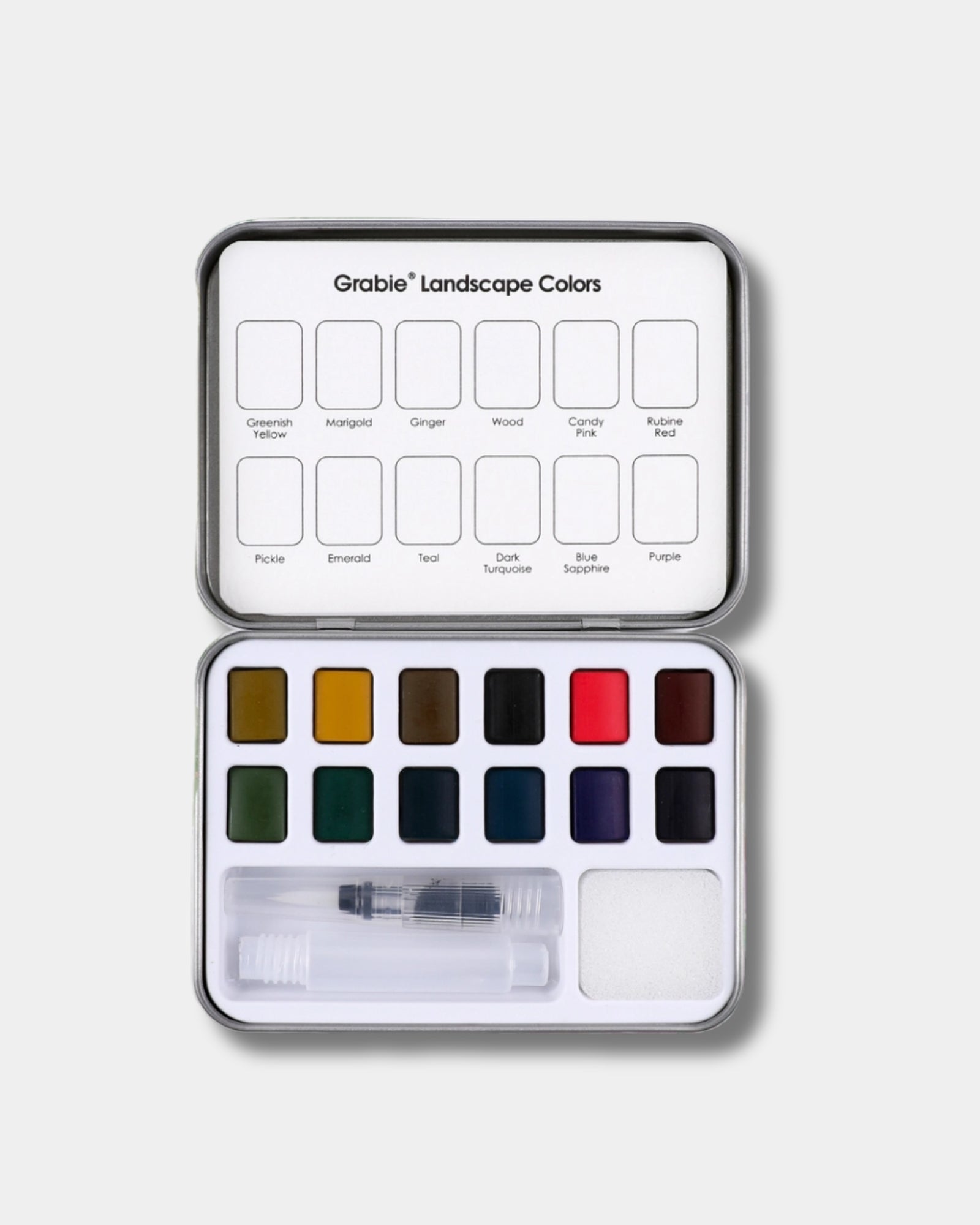 WATERRCOLOUR POCKET SET OF 12 - LANDSCAPE COLOURS