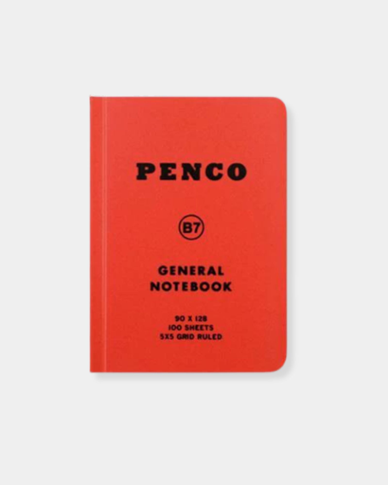 RED SOFT PP NOTEBOOK