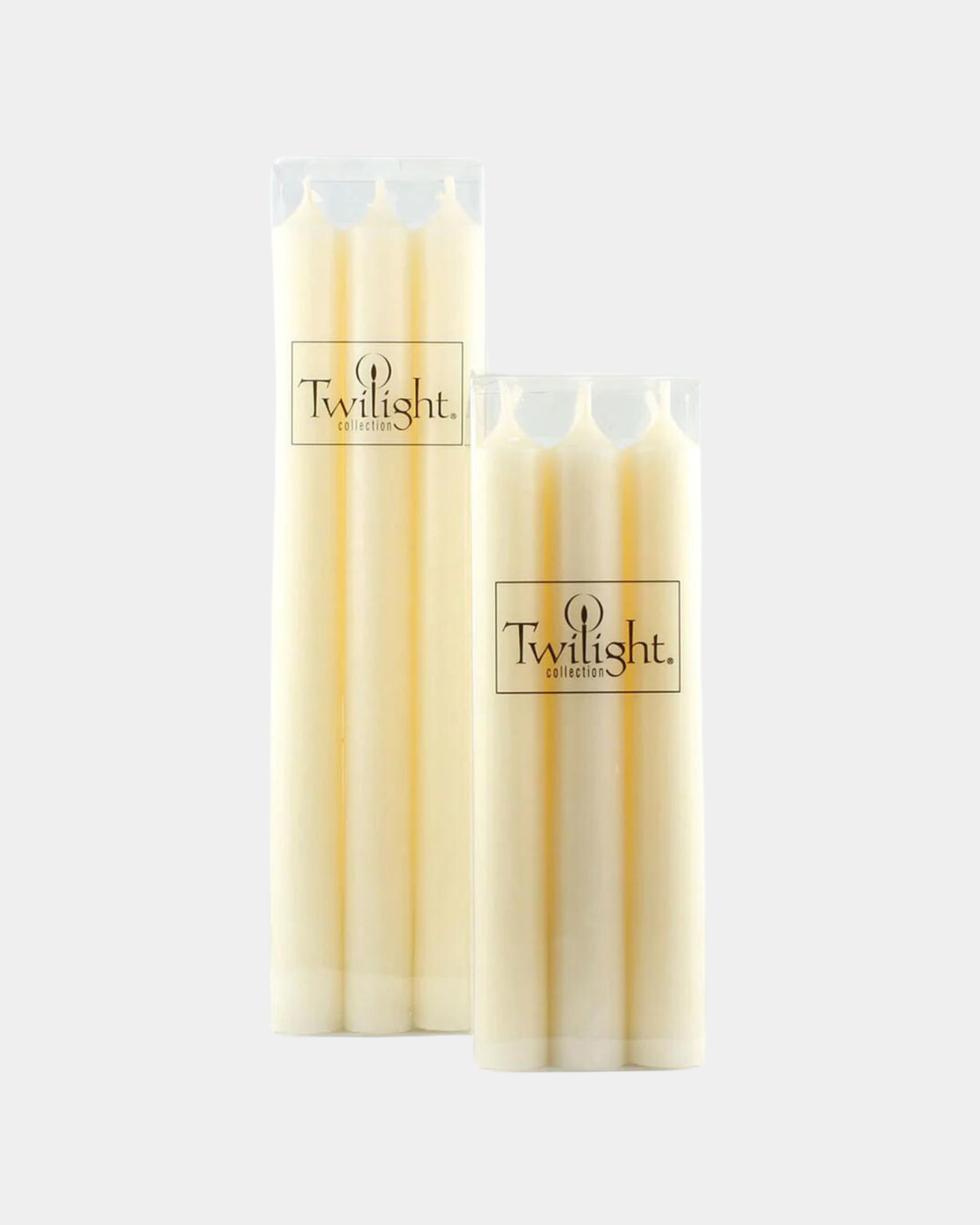 TWILIGHT CANDLE 10" SET OF 6 - IVORY