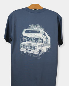 NAVY TRAVELAIRE - TSHIRT