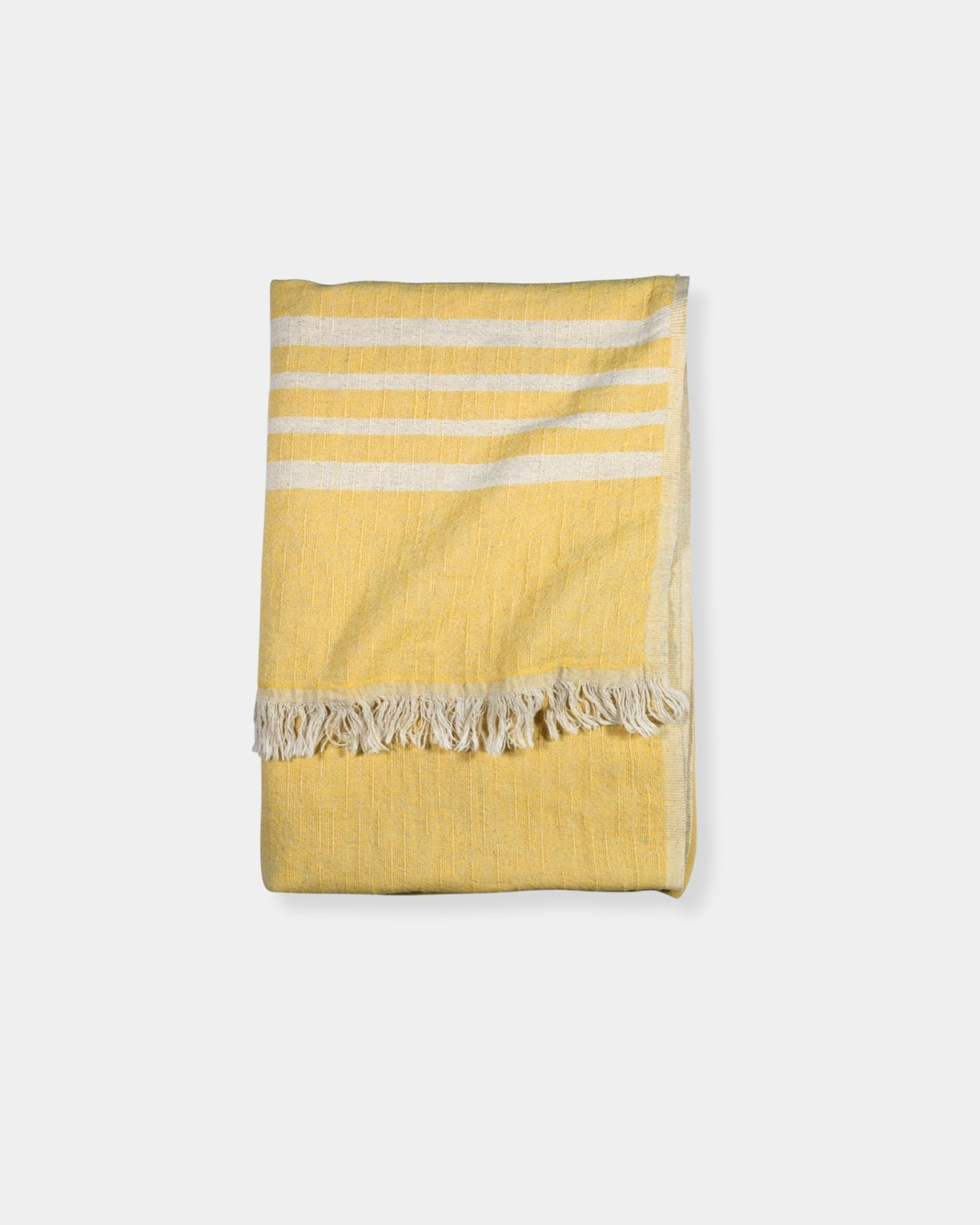 WEST COAST LINEN THROW - GOLD