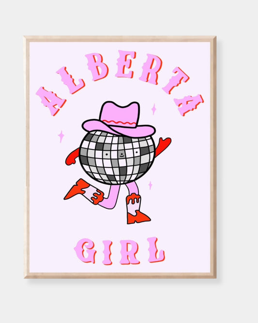 ALBERTA GIRL 11X17 - PRINT