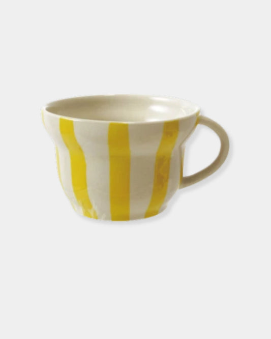 YELLOW STRIPED MUG