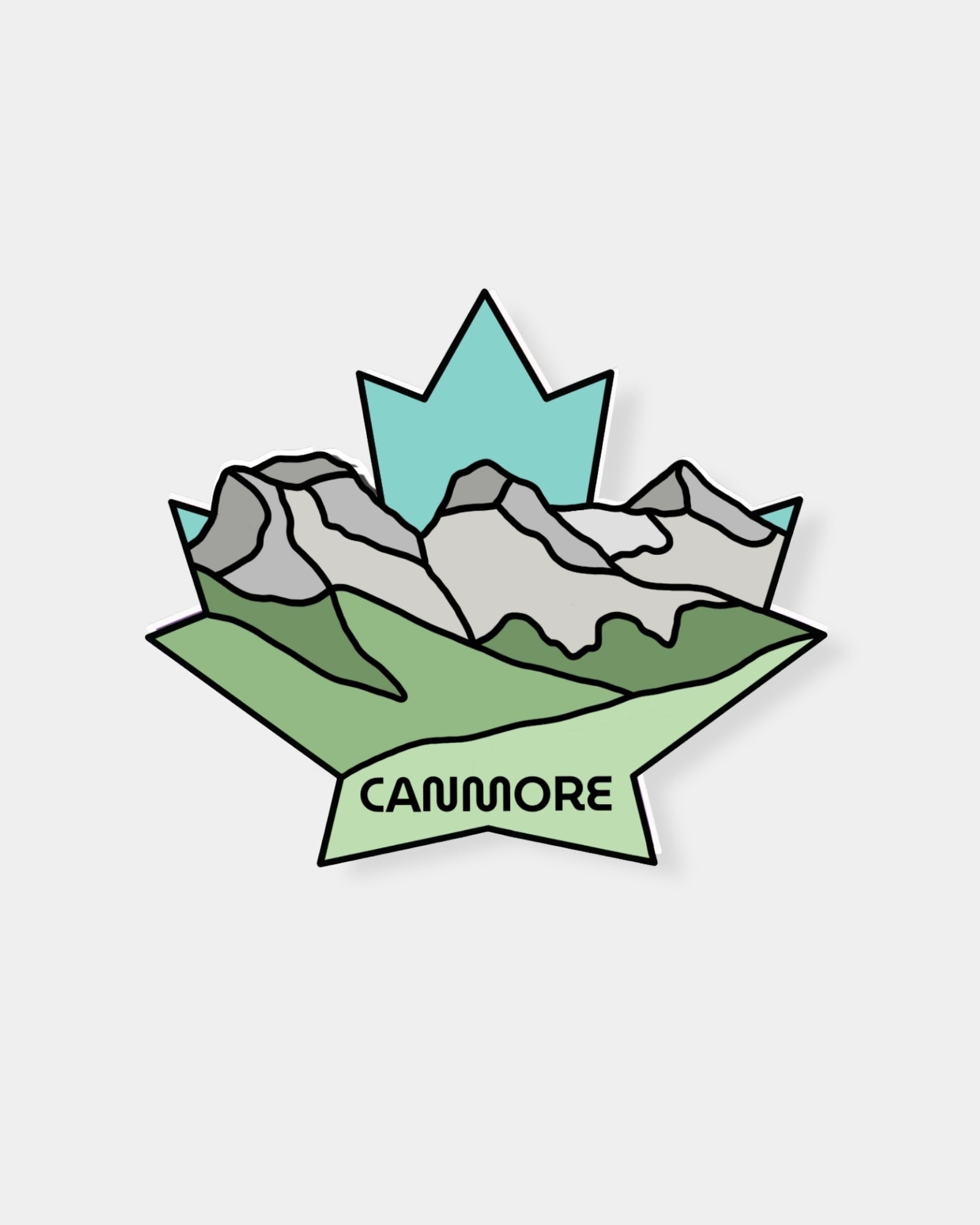 CANMORE MAPLE LEAF - STICKER