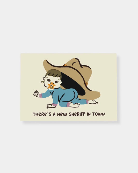 SHERIFF IN TOWN - CARD
