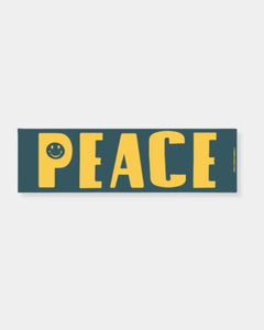 YELLOW PEACE - BUMPER MAGNET