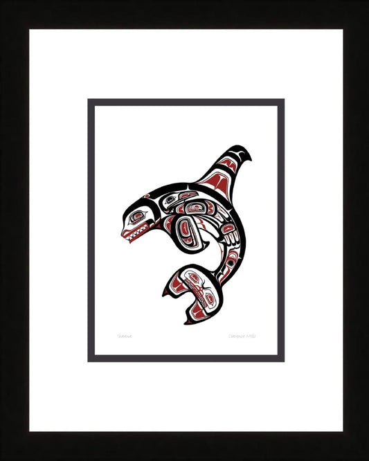 HAIDA SKAANA - 11x14 MATTED ART CARD