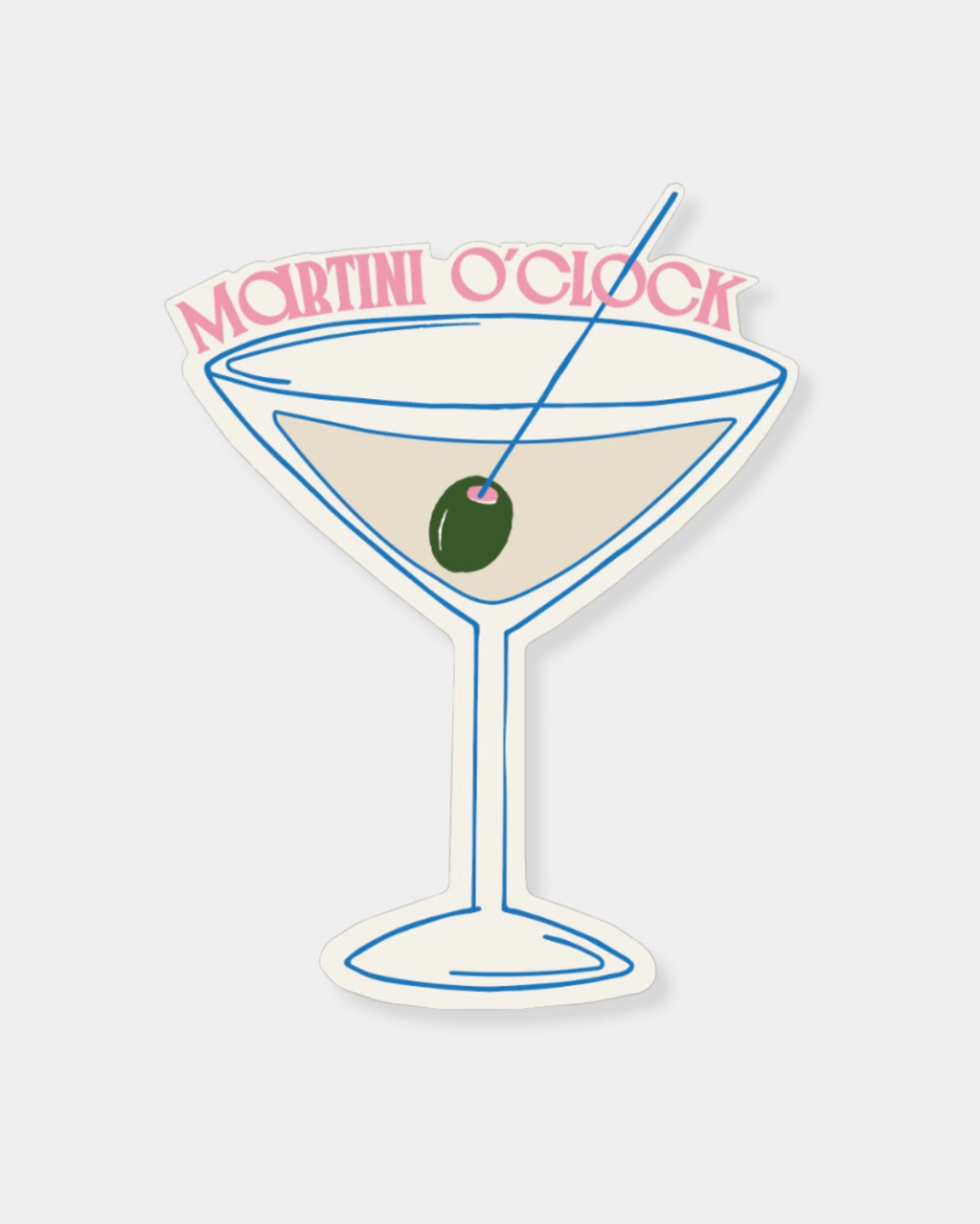 MARTINI O'CLOCK - STICKER