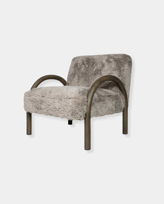 EROS CHAIR - SHAGGY GRANITE