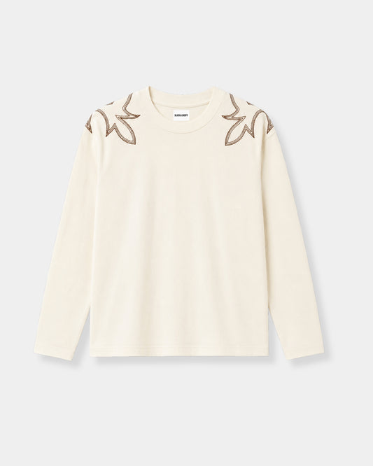 LASSO TOP - WHITE