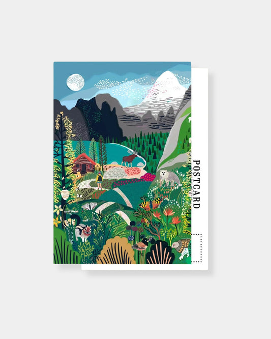 CANADIAN ROCKIES POSTCARD