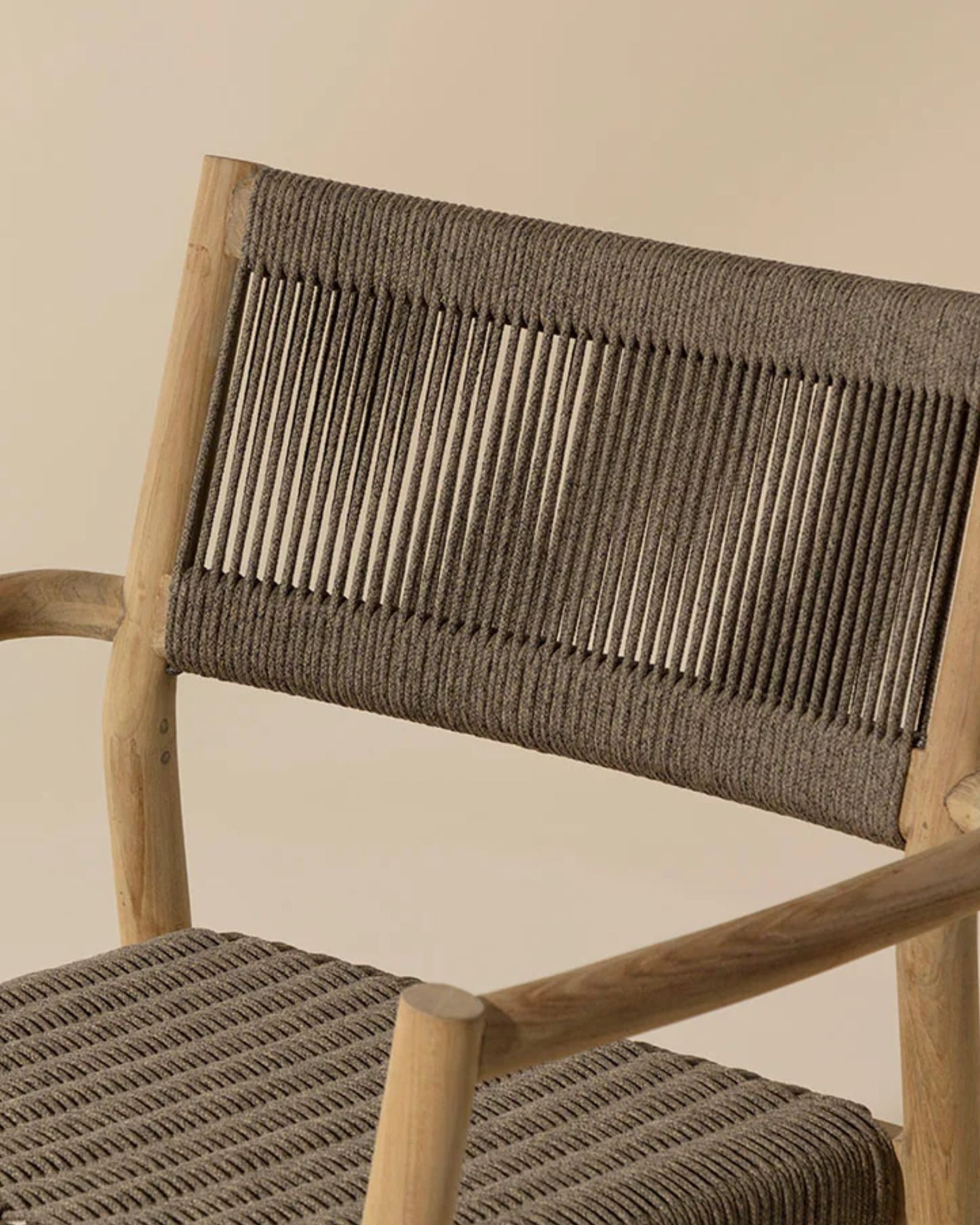 KAVALA STACKABLE DINING CHAIR - NATURAL