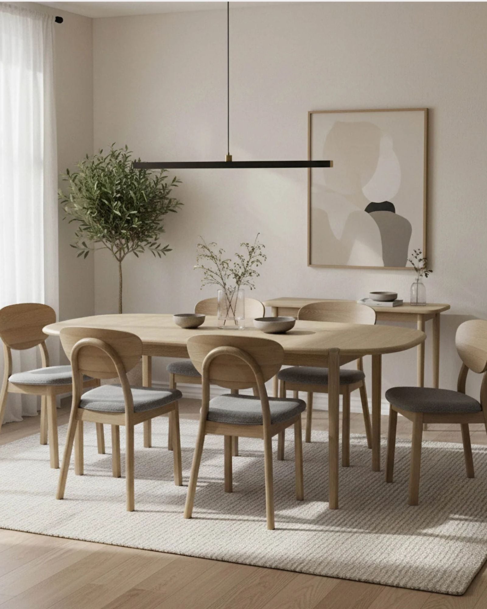 RUNWAY DINING TABLE 82"