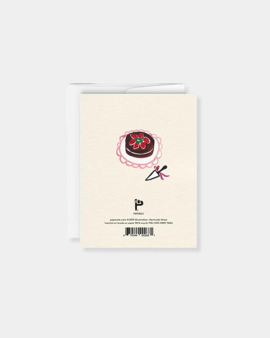 SWEET TABLE - CARD