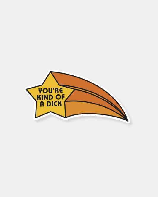 YOU'RE KIND OF A DICK - STICKER