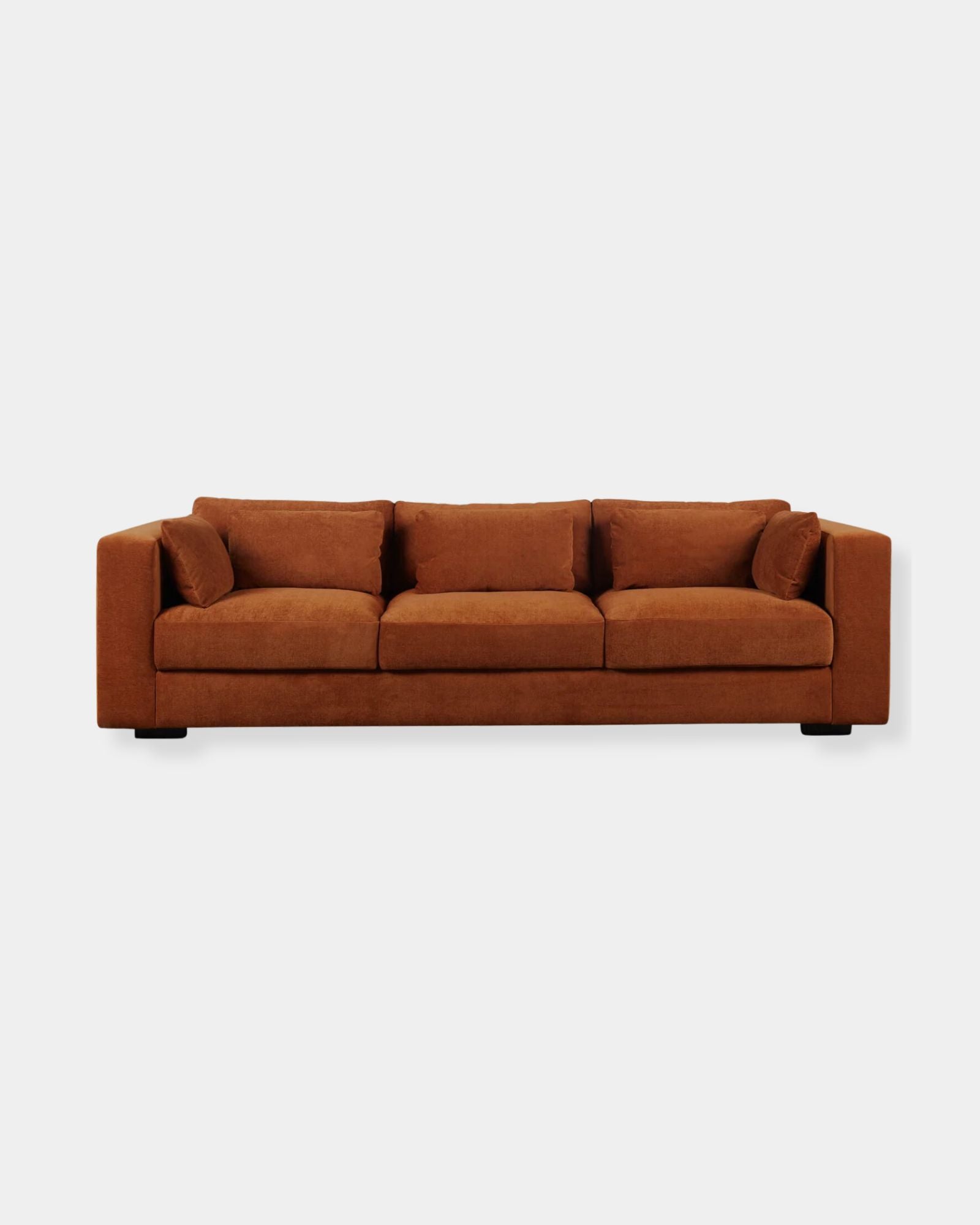 LAS VEGAS CLIVE SOFA - TERRACOTTA CHENILLE