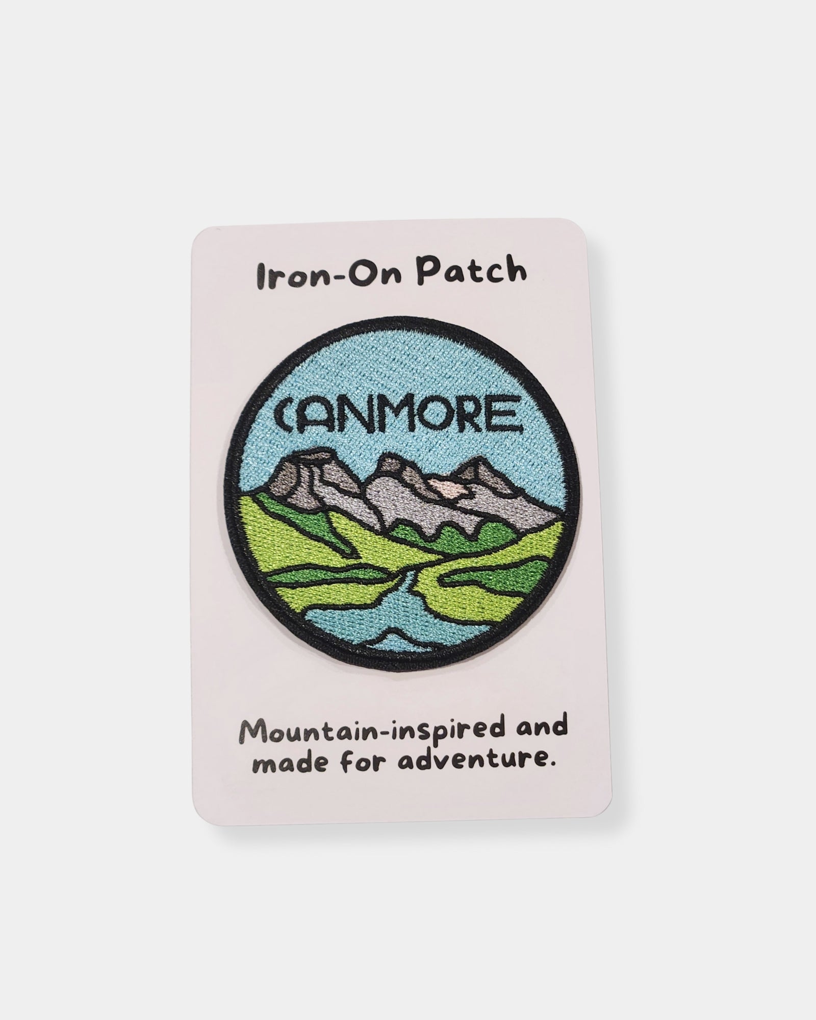 BLUE CANMORE - IRON ON PATCH