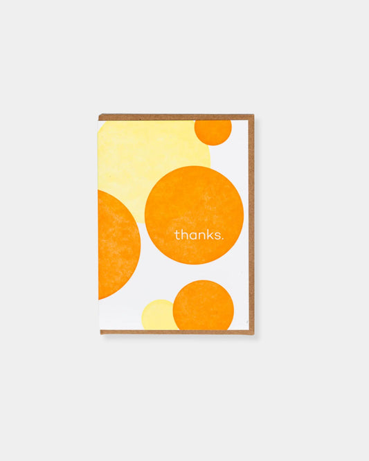 DOT THANKS - CARD