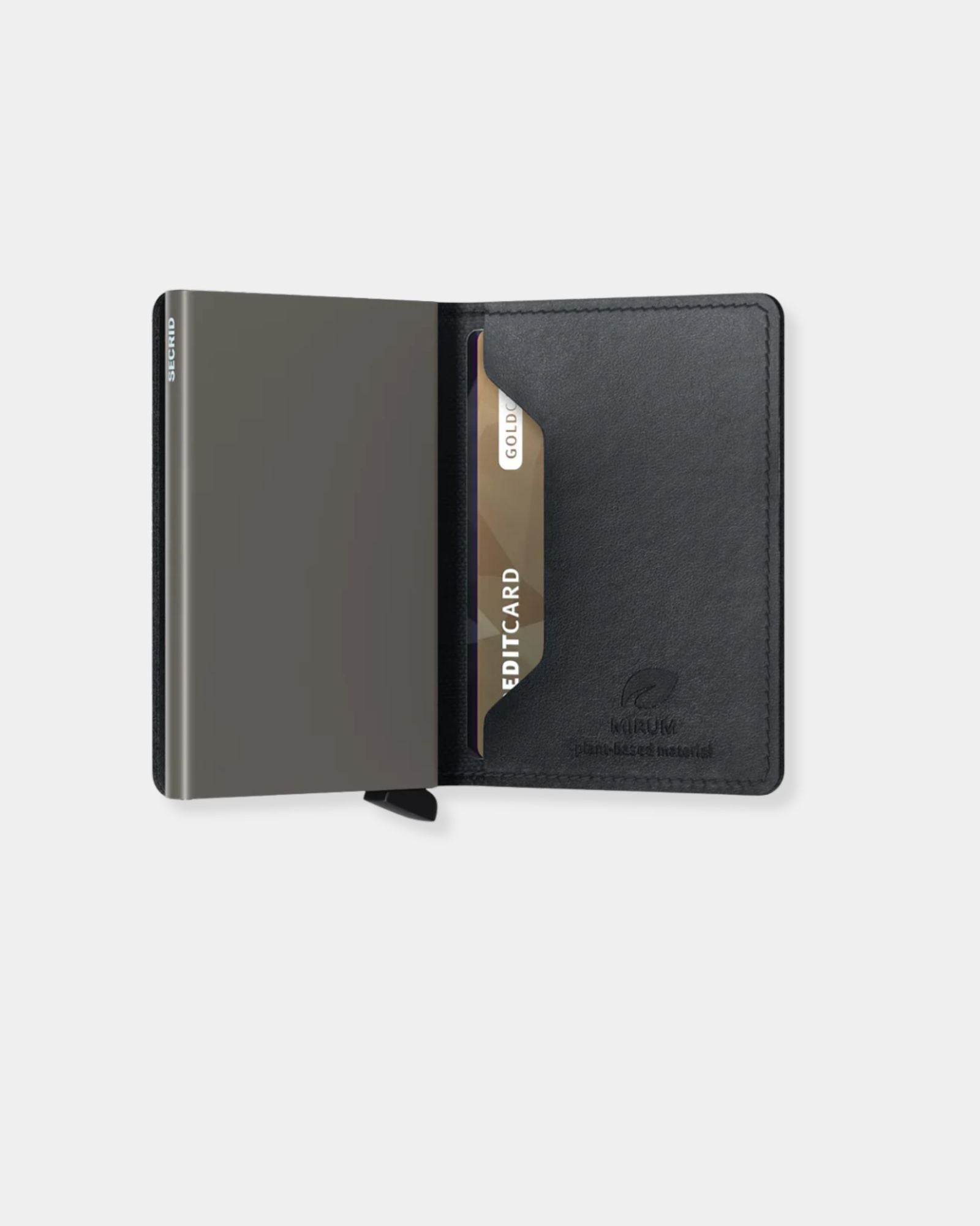 SLIMWALLET MIRUM PLANT BASED - BLACK