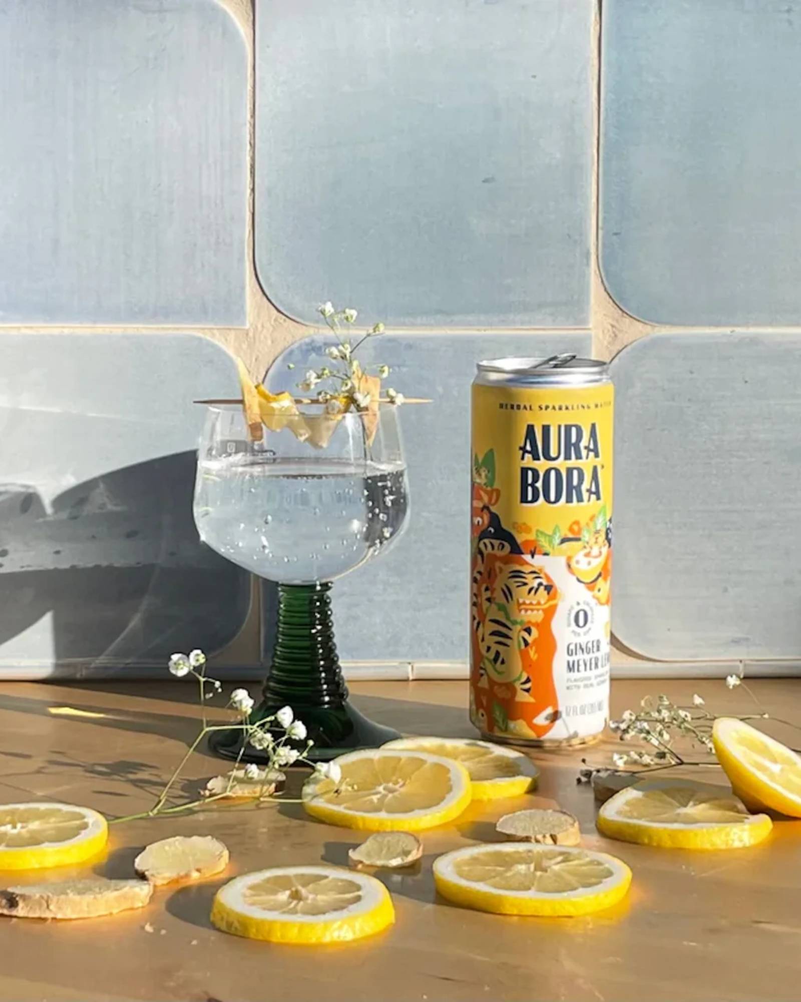 AURA BORA - GINGER MEYER LEMON 355ml