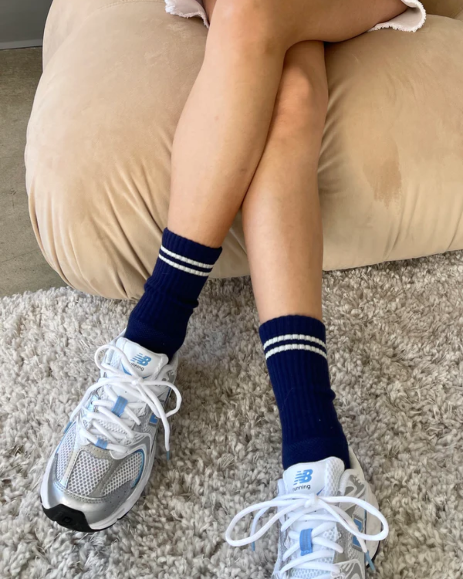 NAVY BOYFRIEND - SOCK