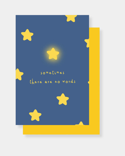 NO WORDS CARD