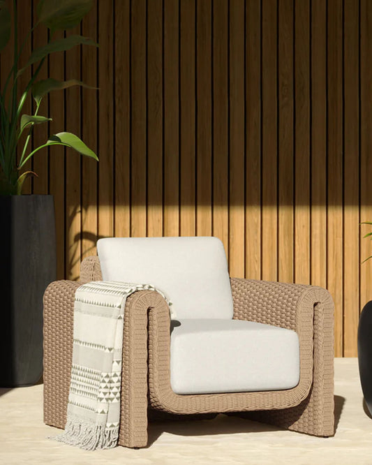 TIBI LOUNGE CHAIR - NATURAL