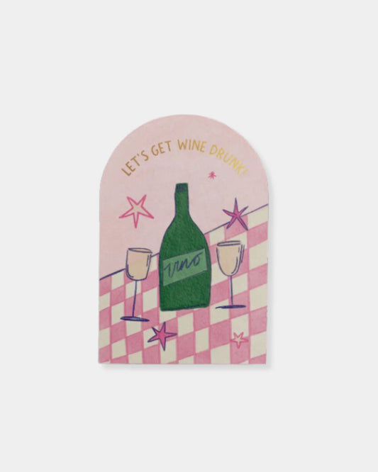 WINE DRUNK CELEBRATION - CARD