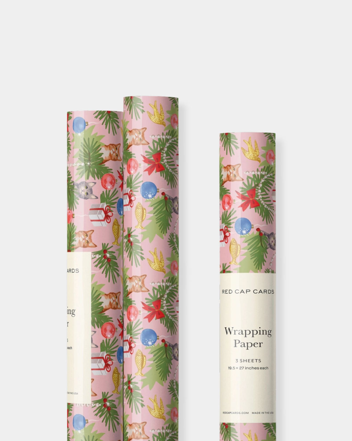 MEOWY CHRISTMAS HOLIDAY WRAPPING PAPER