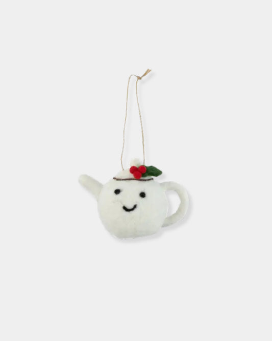FELT TEA POT - ORNAMENT